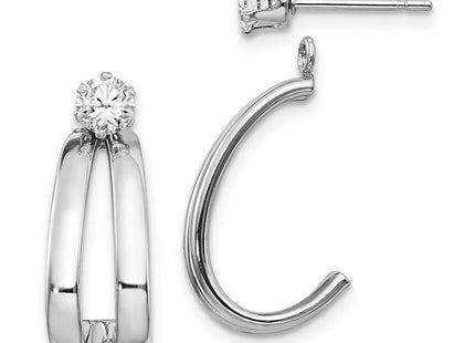 14k White Gold Earrings Style XY1228 - Classique Jewelry Inc.