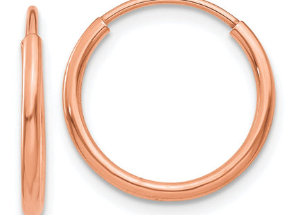 14k Rose Gold Earrings Style XY1234 - Classique Jewelry Inc.