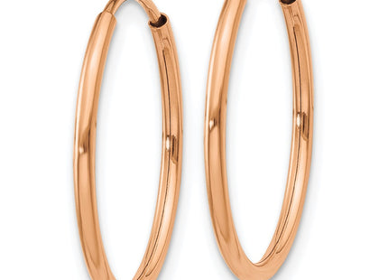 14k Rose Gold Earrings Style XY1236 - Classique Jewelry Inc.