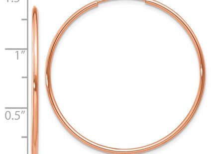14k Rose Gold Earrings Style XY1239 - Classique Jewelry Inc.