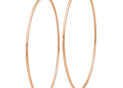 14k Rose Gold Polished Endless Hoop Earrings (Style XY1244)