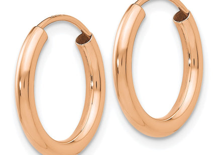 14k Rose Gold Earrings Style XY1246 - Classique Jewelry Inc.