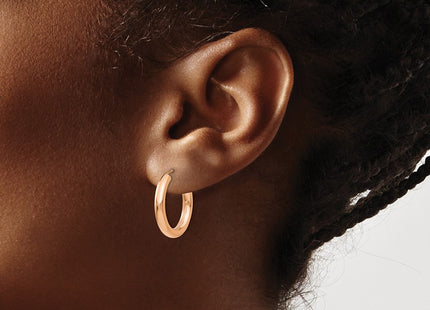 14k Rose Gold Earrings Style XY1251 - Classique Jewelry Inc.