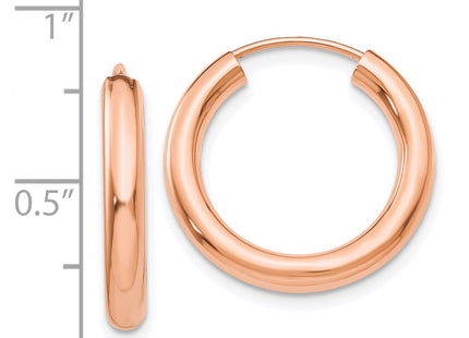 14k Rose Gold Earrings Style XY1251 - Classique Jewelry Inc.