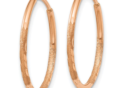 14k Rose Gold Earrings Style XY1256 - Classique Jewelry Inc.