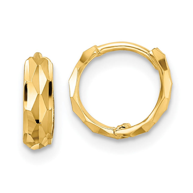 14k Yellow Gold Earrings Style XY1260 - Classique Jewelry Inc.