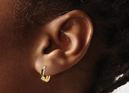 14k Yellow Gold Earrings Style XY1261 - Classique Jewelry Inc.