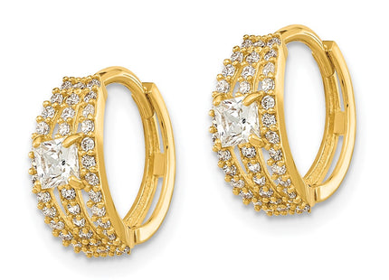 14k Yellow Gold Earrings Style XY1262 - Classique Jewelry Inc.