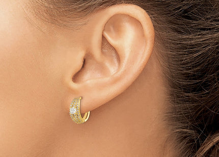 14k Yellow Gold Earrings Style XY1262 - Classique Jewelry Inc.