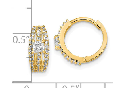 14k Yellow Gold Earrings Style XY1262 - Classique Jewelry Inc.