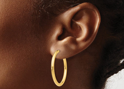 14k Non-Pierced Hoops Earrings (Style XY418)