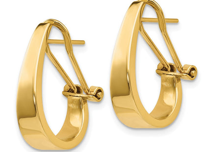 14k Yellow Gold Earrings Style XY607 - Classique Jewelry Inc.