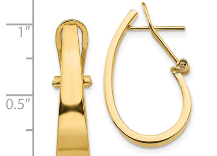 14k Yellow Gold Earrings Style XY608 - Classique Jewelry Inc.