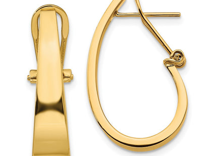 14k Yellow Gold Earrings Style XY608 - Classique Jewelry Inc.