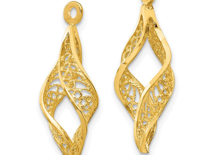14k Yellow Gold Earrings Style XY656 - Classique Jewelry Inc.