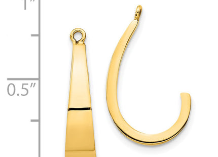 14k Yellow Gold Earrings Style XY657 - Classique Jewelry Inc.