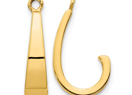 14K gold hoop earrings