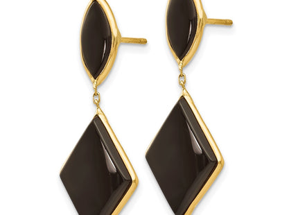 14k Yellow Gold Earrings Style XY812 - Classique Jewelry Inc.