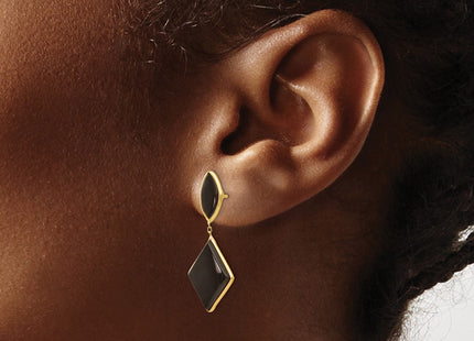 14k Yellow Gold Earrings Style XY812 - Classique Jewelry Inc.