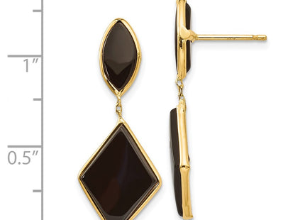 14k Yellow Gold Earrings Style XY812 - Classique Jewelry Inc.