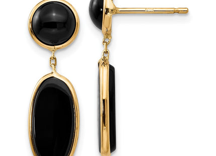 14k Yellow Gold Earrings Style XY814 - Classique Jewelry Inc.