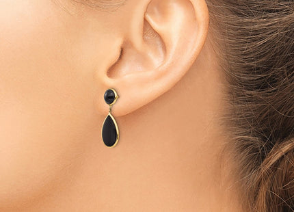 14k Yellow Gold Earrings Style XY817 - Classique Jewelry Inc.