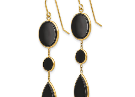 14k Yellow Gold Earrings Style XY823 - Classique Jewelry Inc.