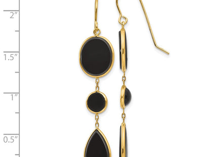 14k Yellow Gold Earrings Style XY823 - Classique Jewelry Inc.