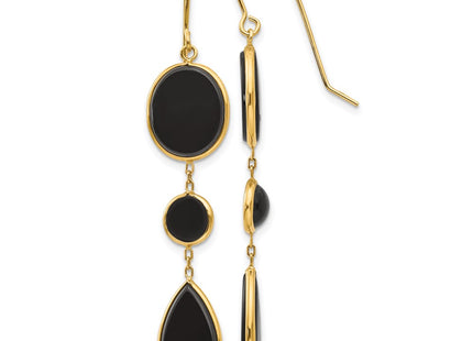 14k Yellow Gold Earrings Style XY823 - Classique Jewelry Inc.