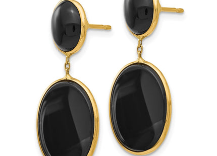14k Yellow Gold Earrings Style XY825 - Classique Jewelry Inc.