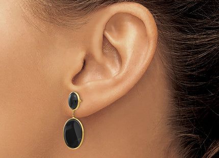 14k Yellow Gold Earrings Style XY825 - Classique Jewelry Inc.