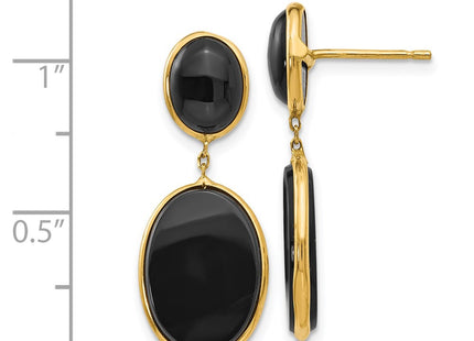 14k Yellow Gold Earrings Style XY825 - Classique Jewelry Inc.
