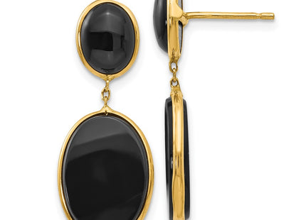 14k Yellow Gold Earrings Style XY825 - Classique Jewelry Inc.