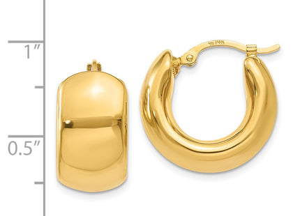 14k Yellow Gold Earrings Style XY900 - Classique Jewelry Inc.