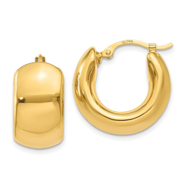 14k Yellow Gold Earrings Style XY900 - Classique Jewelry Inc.