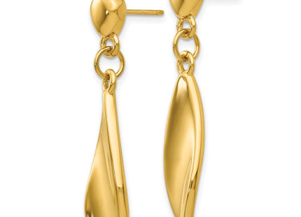 14k Yellow Gold Earrings Style XY950 - Classique Jewelry Inc.