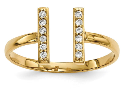 14k Yellow Gold Rings Style Y13743A - Classique Jewelry Inc.