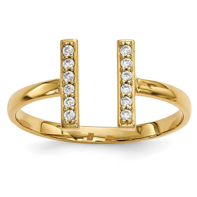 14k Yellow Gold Rings Style Y13743A - Classique Jewelry Inc.