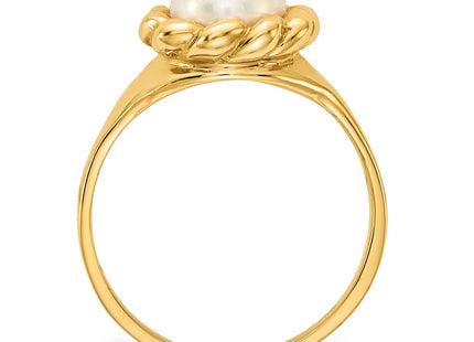 14k Yellow Gold Rings Style Y13941PL - Classique Jewelry Inc.