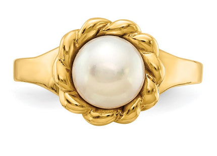 14k Yellow Gold Rings Style Y13941PL - Classique Jewelry Inc.