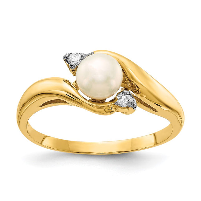 14k Yellow Gold Rings Style Y13942PL - Classique Jewelry Inc.