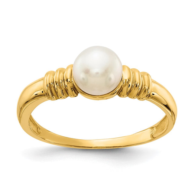 14k Yellow Gold Rings Style Y13944PL - Classique Jewelry Inc.