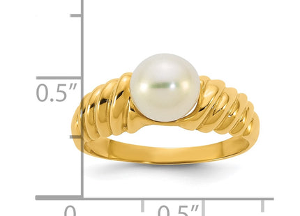 14k Yellow Gold Rings Style Y13956PL - Classique Jewelry Inc.