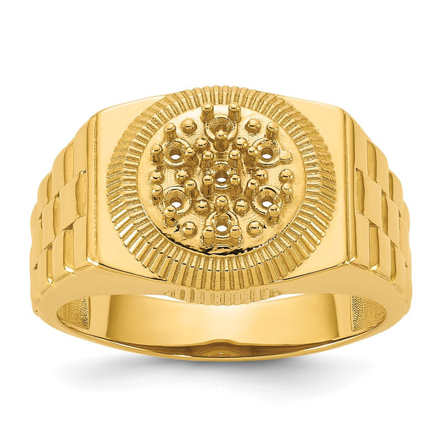 14k Yellow Gold Rings Style Y1517 - Classique Jewelry Inc.