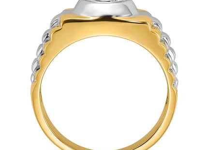 14k Two-tone Rings Style Y1526 - Classique Jewelry Inc.