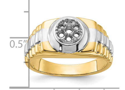 14k Two-tone Rings Style Y1526 - Classique Jewelry Inc.