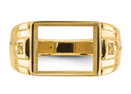 14K gold ring, further view