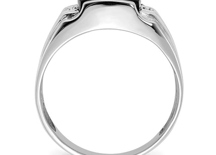 14K white gold ring, alternate view