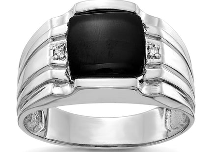 14K white gold ring