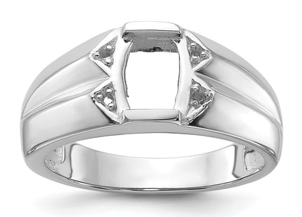 14K white gold ring